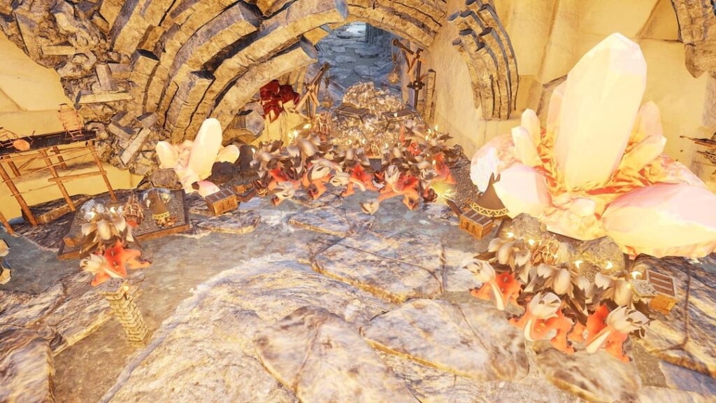 私の新しい採掘基地！