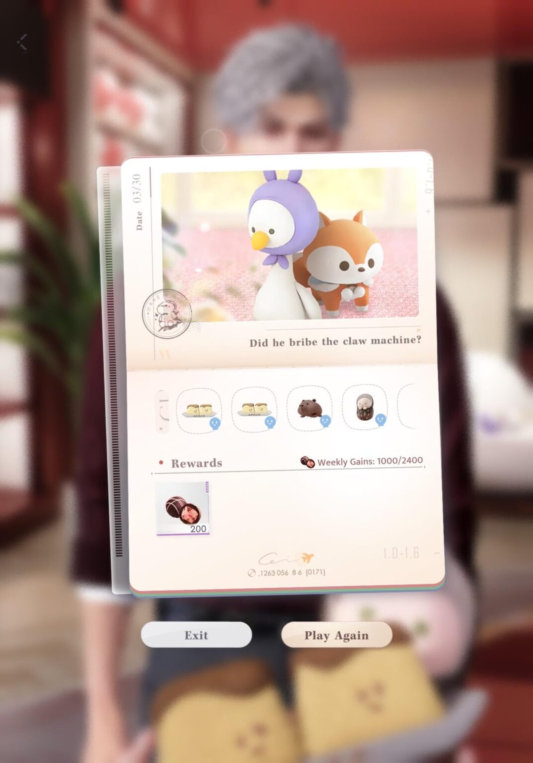 うちのシャラスはクレーンゲームに自信を持てるようになりました🥺