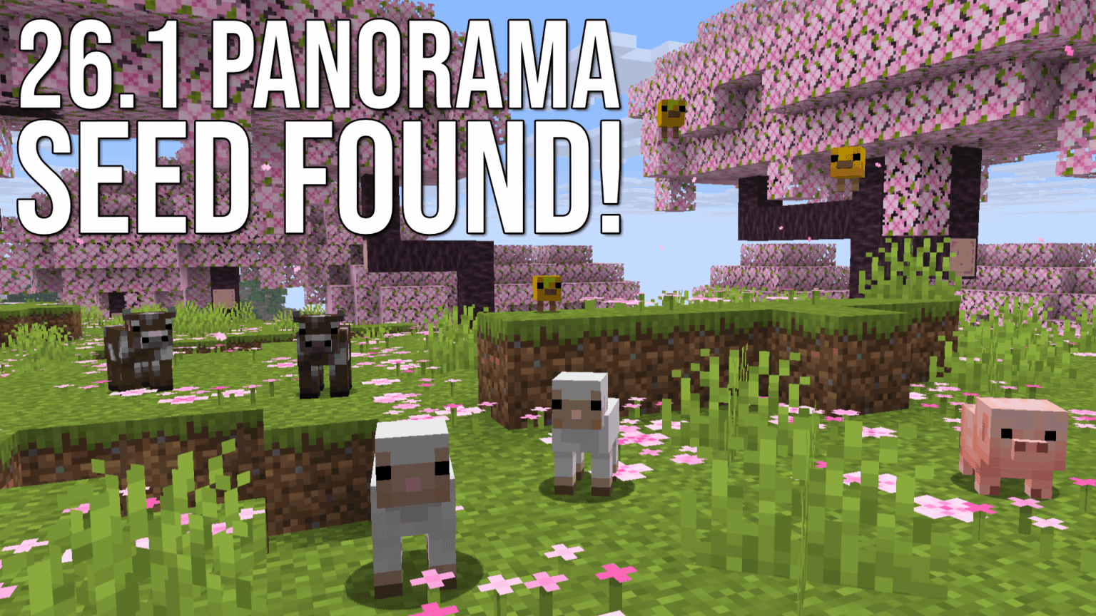 Minecraft 26.1 パノラマ シードを見つけました! [-1701815224735573849]