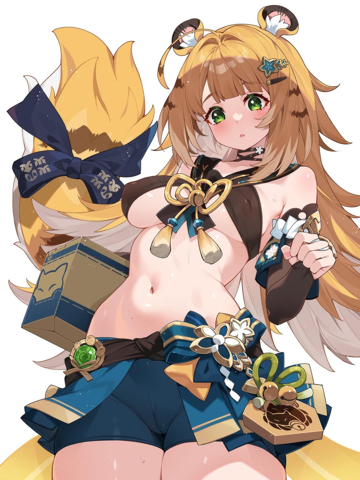 別のゲームの猫の格好をした