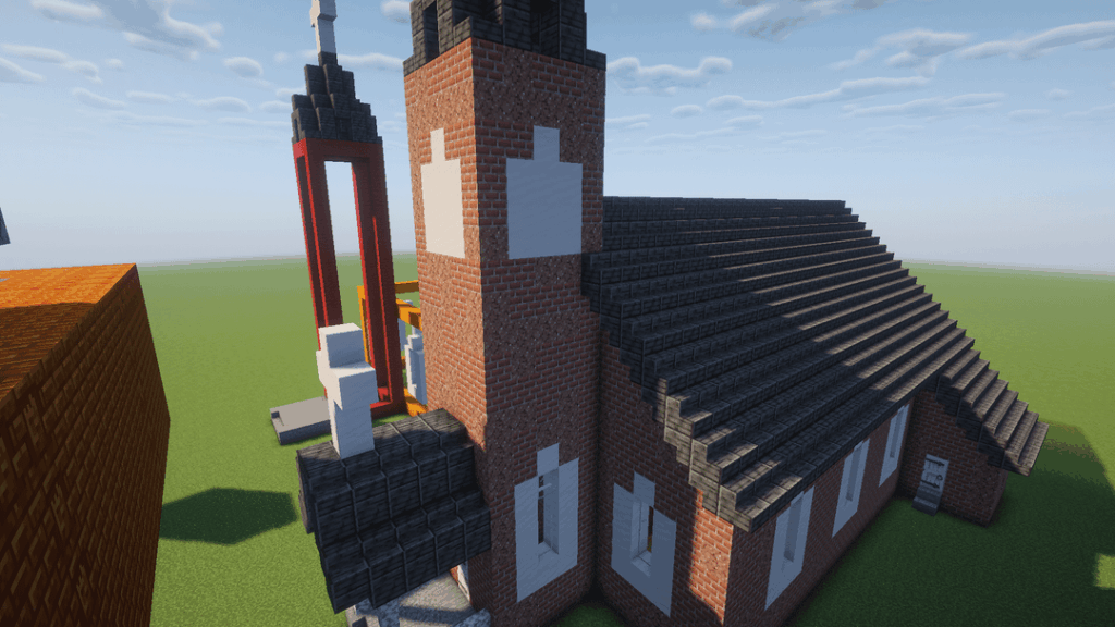 私は決してビルダーの専門家ではありませんが、これを作りました。外観は本物の教会をベースにして作ったのですが、わかりませんが、ちょっとかっこいいと思いました。