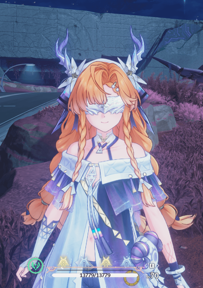 シグリカは得意技が充実すると角とアイマスクを手に入れる