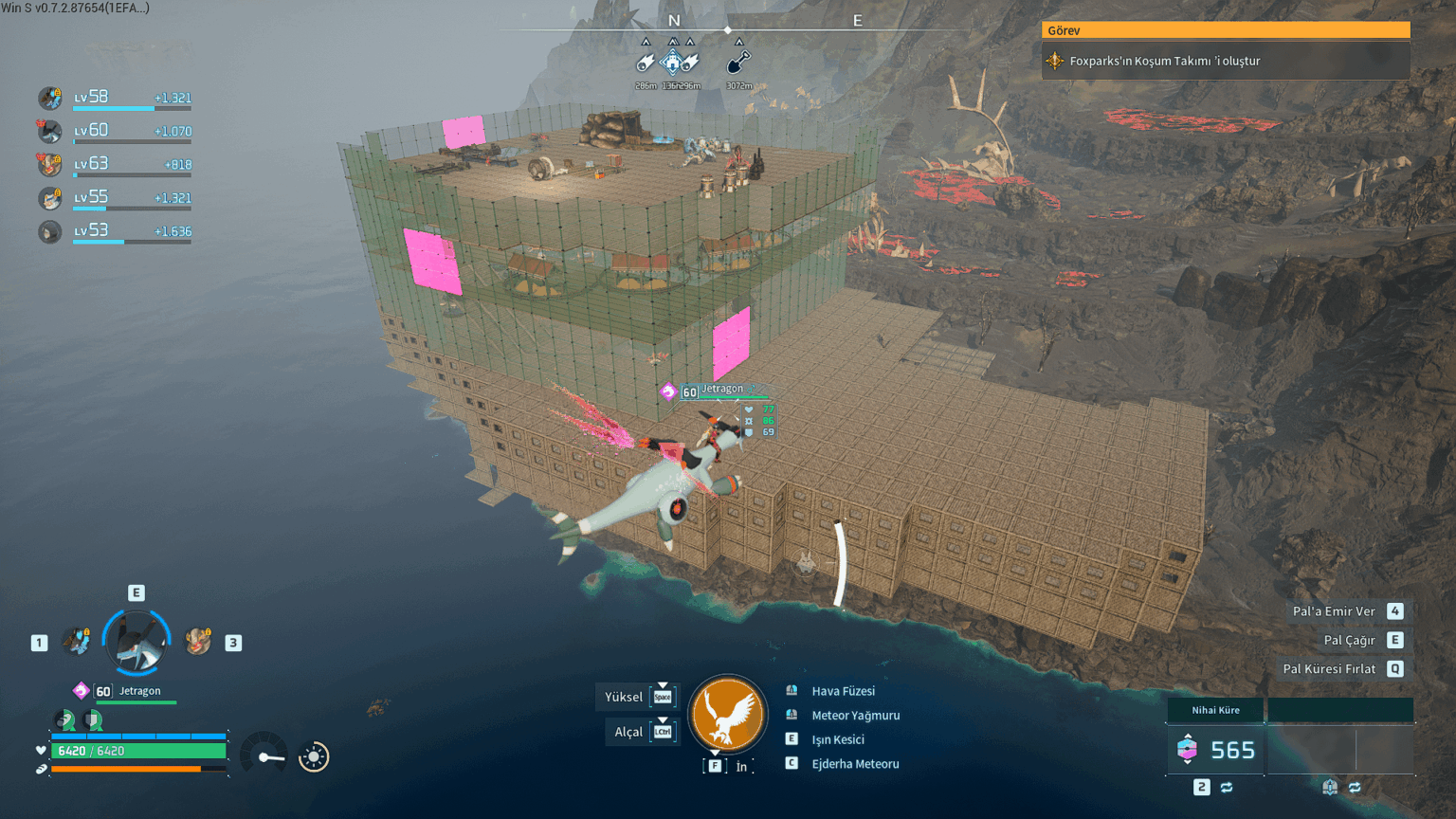 Jetragon の隣にある私の 3 つの石油ノード基地