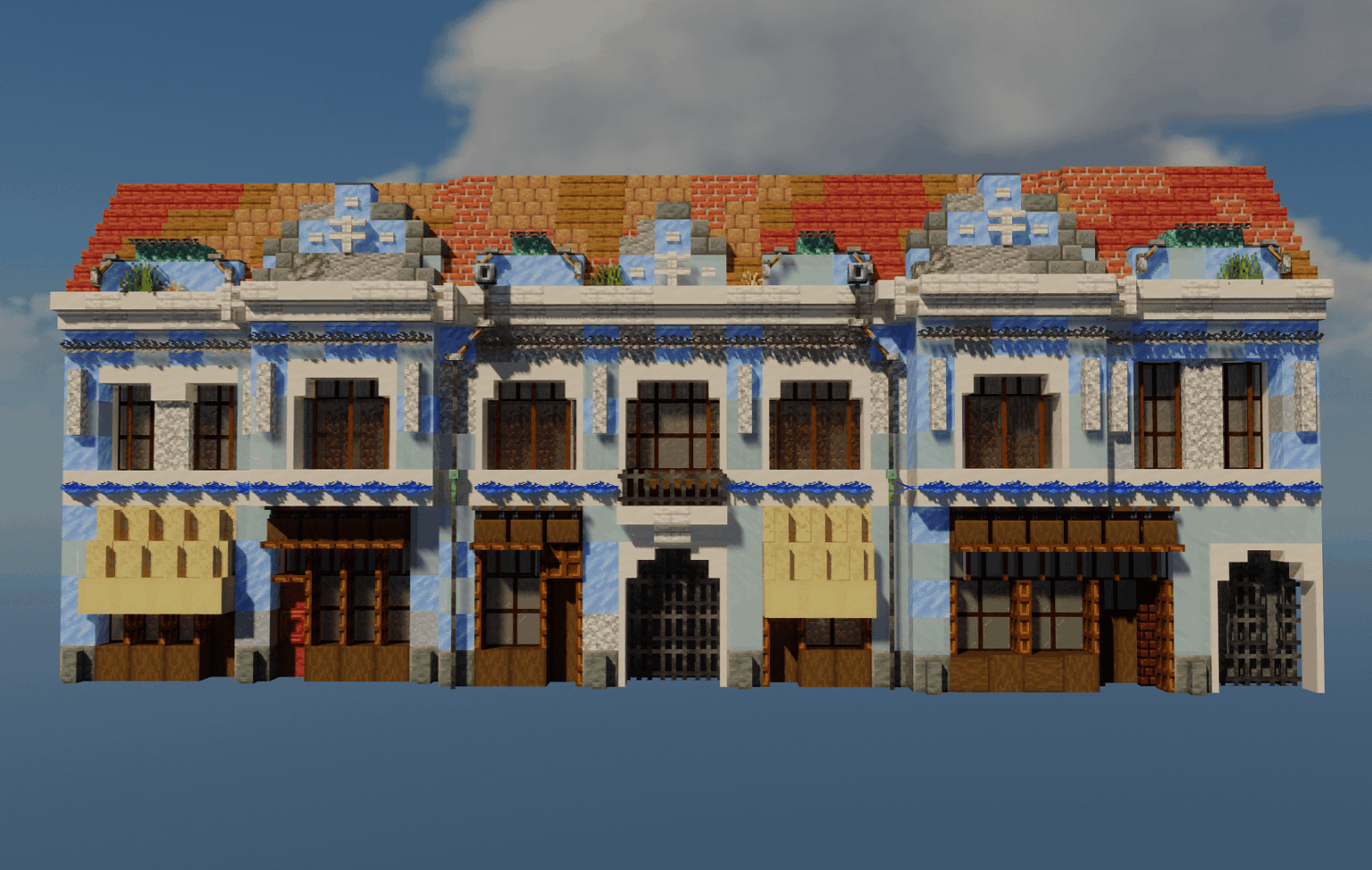 ベイビーブルータウンハウス