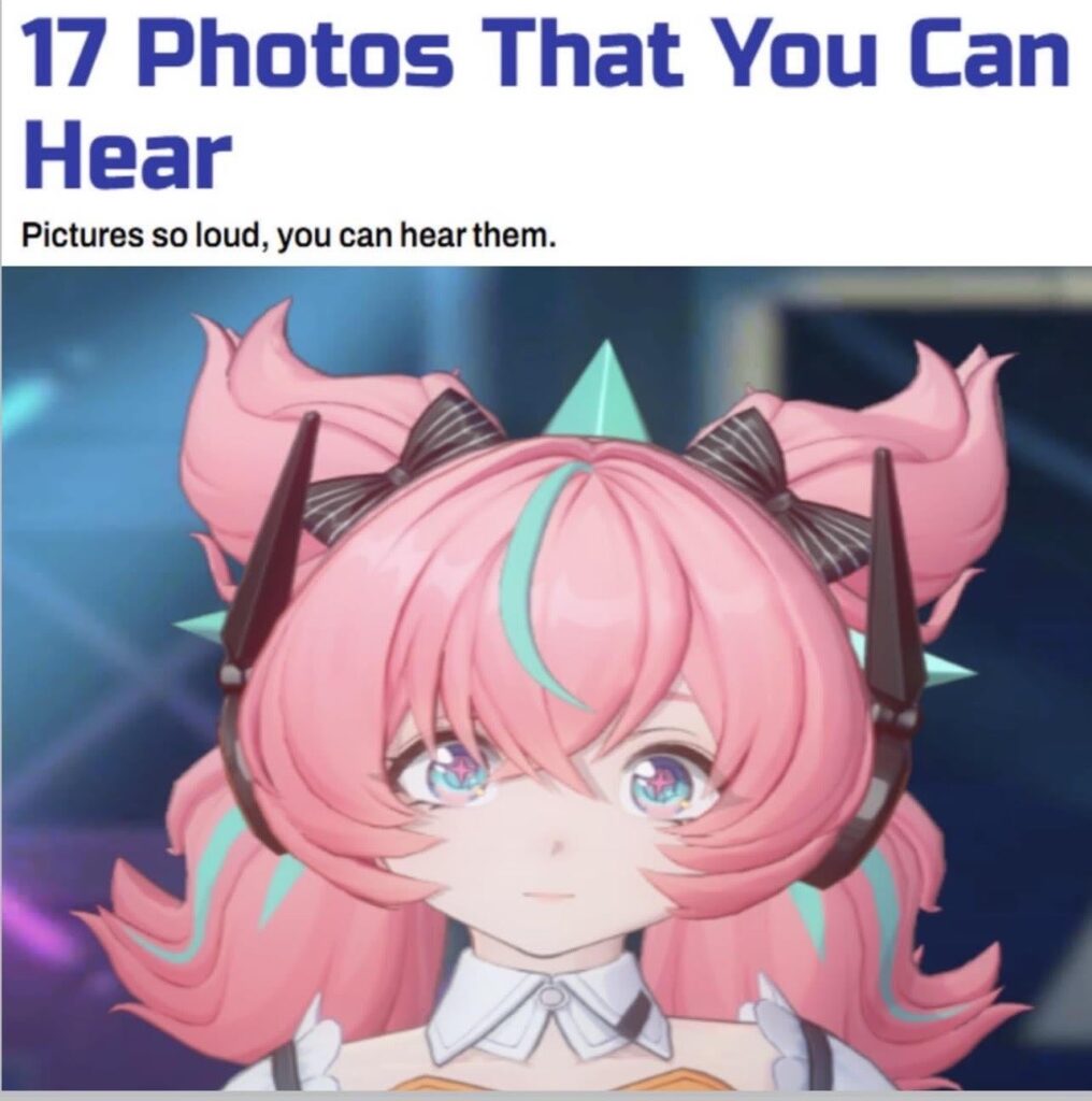 あなたは写真を見て、すでにセリフを聞いています。」