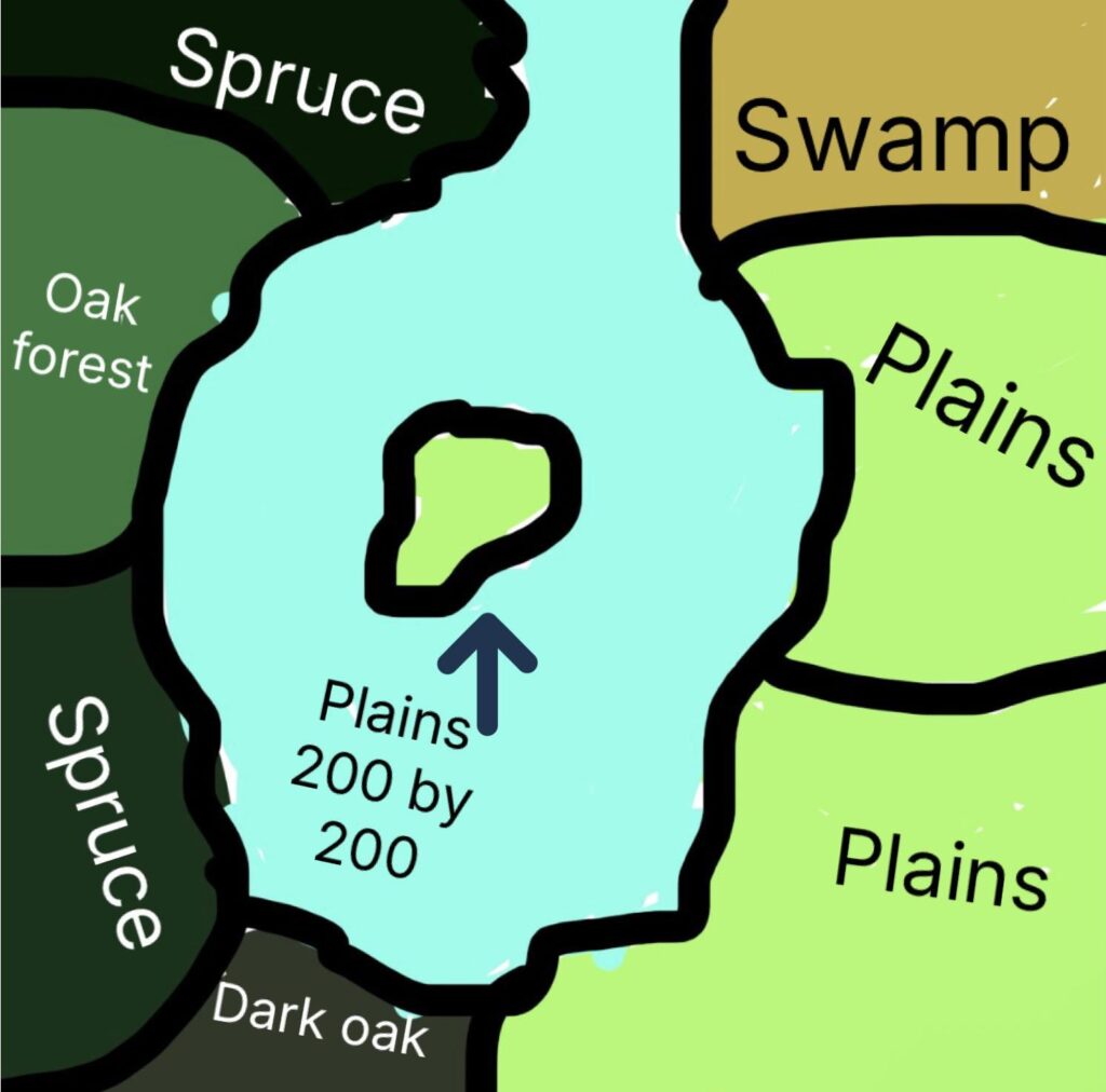 誰かこのような岩盤用の種を見つけてくれませんか？平原は少し現実的ではないことはわかっていますが、オークの森になる可能性があります