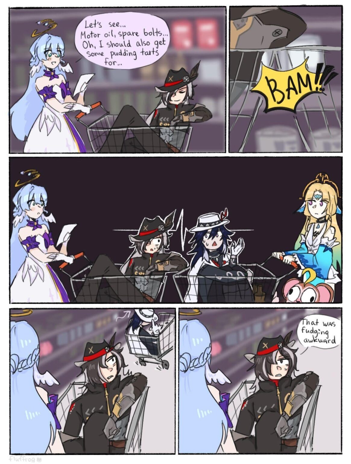 "ボス...？" (Twitter@fluffrogより)