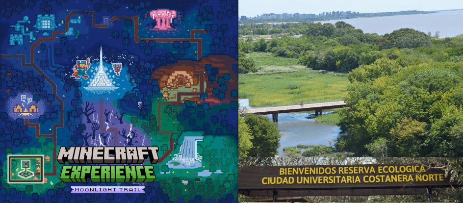 新しい Minecraft エクスペリエンスは自然保護区に構築されます