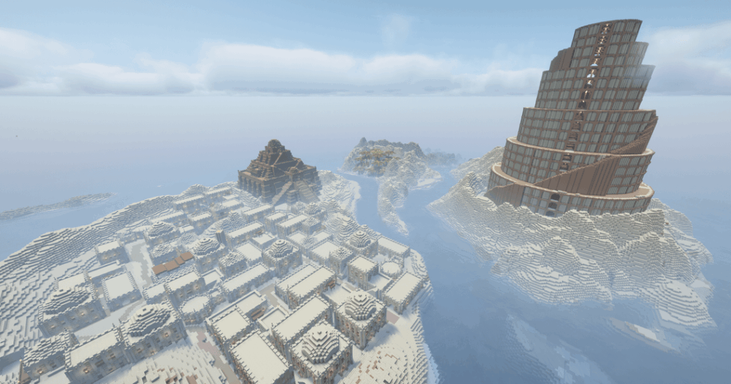 最後に完成したプロジェクト、バビロンにインスピレーションを得た都市!