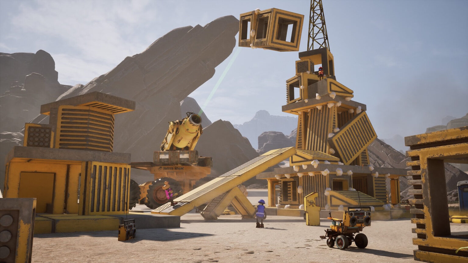 最大4人協力・物理演算建築ゲーム『Salvation Denied』発表。便利ツールフル活用で巨大構造物を建設、“隕石”も襲い来るハラハラ現場作業 - AUTOMATON