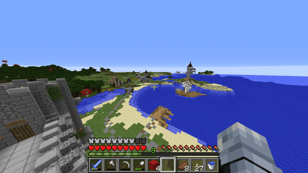 私の1.12.2の中世の世界！