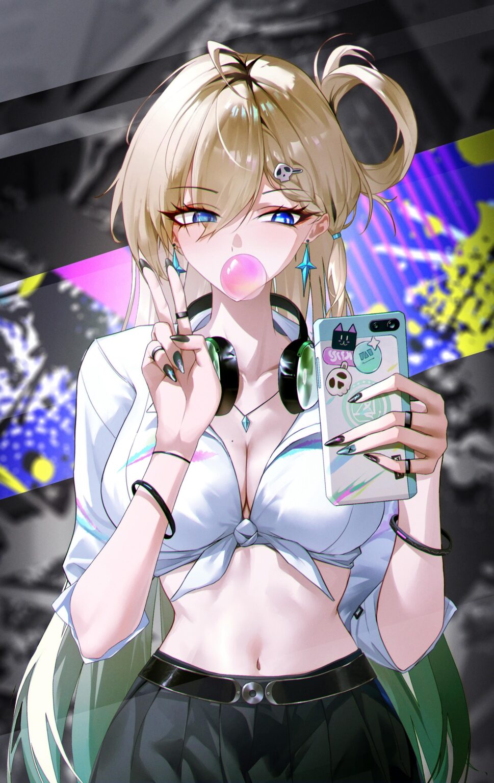 シャツを結ぶライナ (アート: Ouyang Longxin)