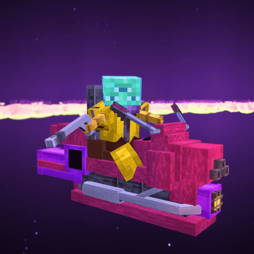 表示エンティティを使用してスペース レーサーを構築しました