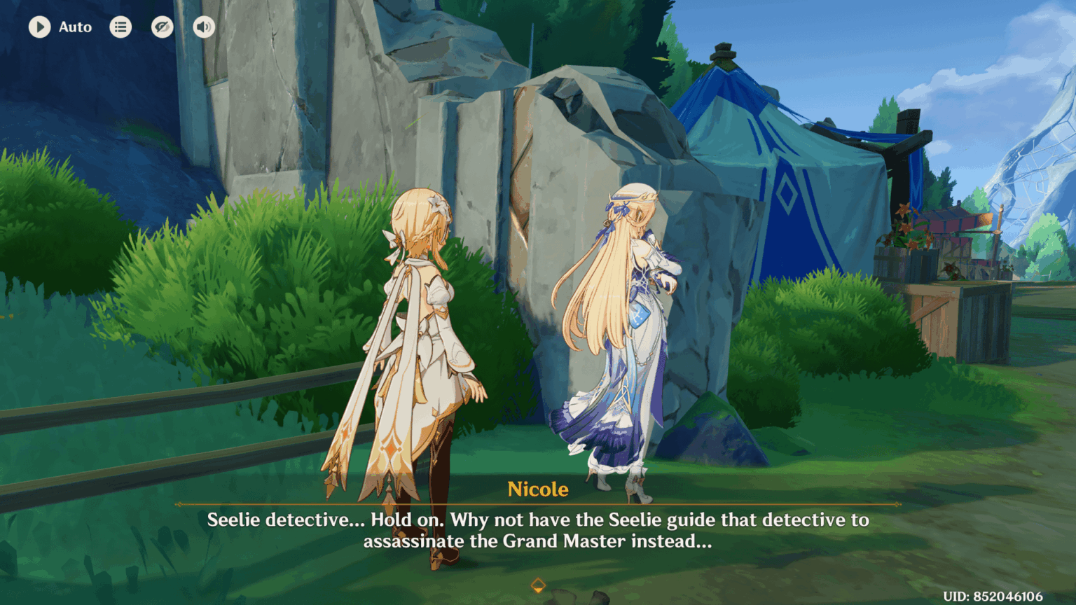 ニコールはVarcoleの配送物をすべて見て、介入するしかなかった