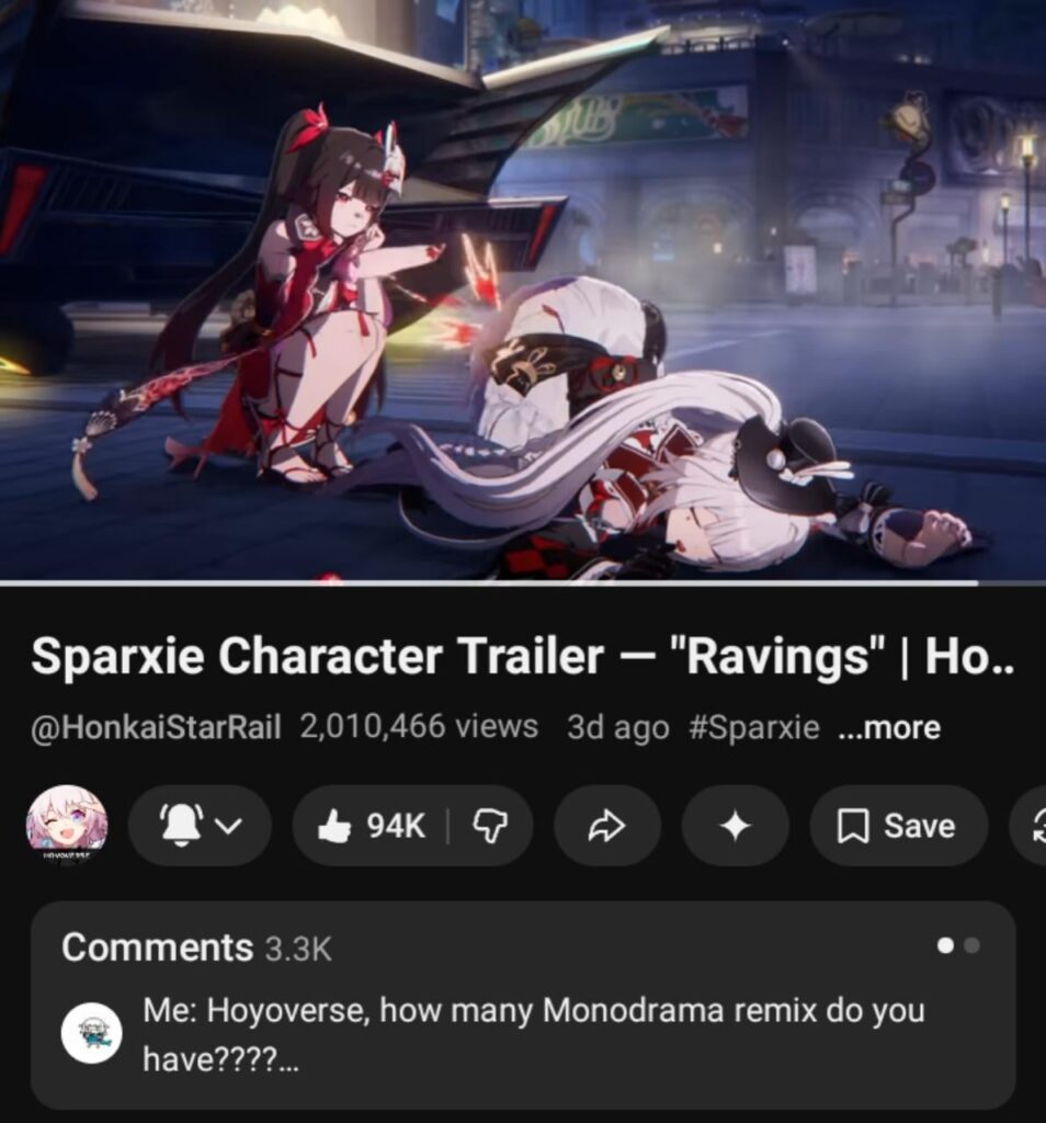 Sparxie のトレーラーが 200 万回の再生回数に達しました。スパークルに近づけるでしょうか？