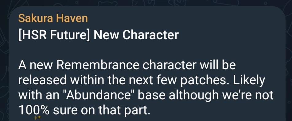 サクラヘブン経由の未来の記憶キャラクターの可能性