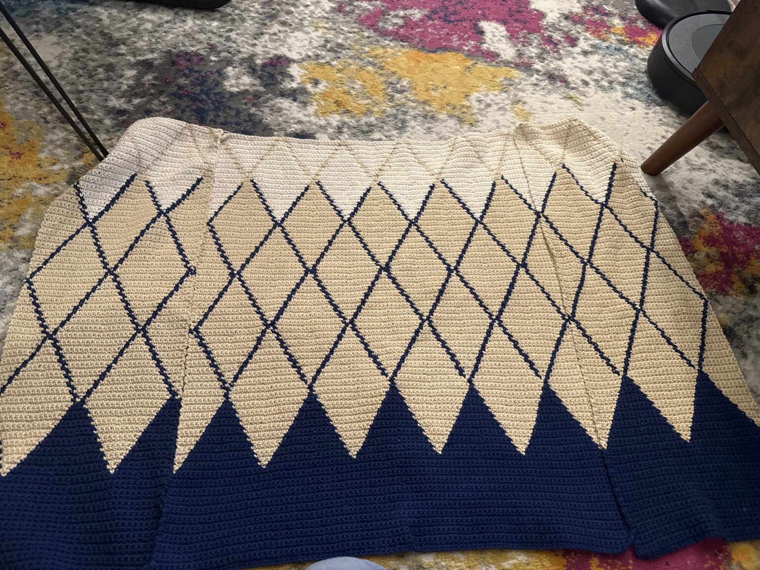 ラファエルのカーディガンを編む