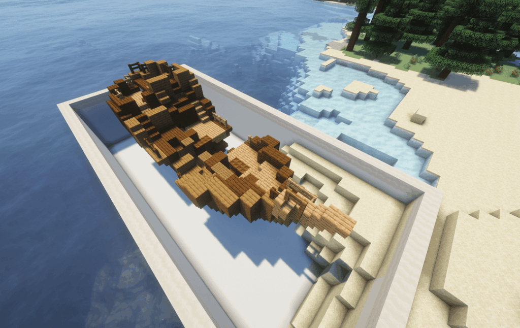 クールアイランド、奇妙な船の生成、完全な難破船、および要塞の生成会議トライアルチャンバー (Java 1.21.5)