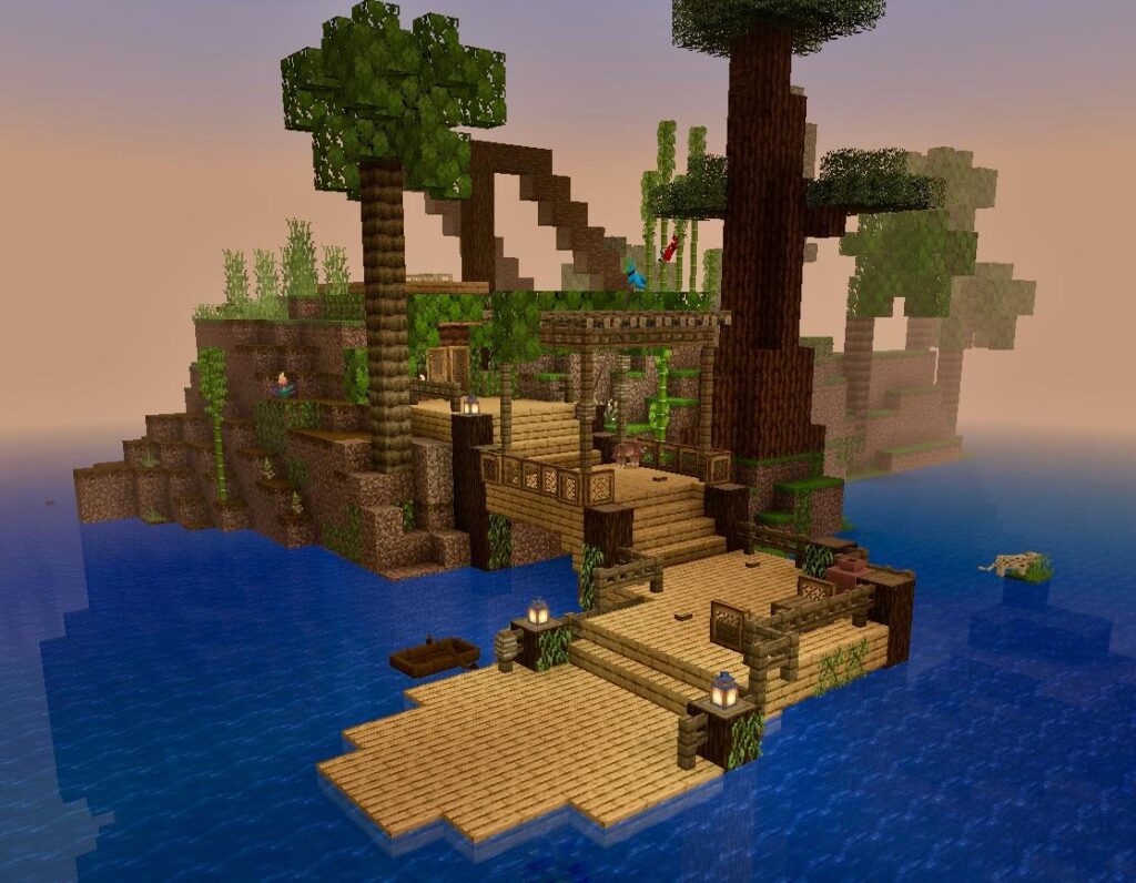 私が作った小さなトロピカルドック