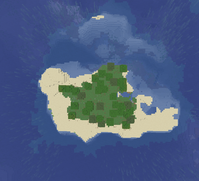 素晴らしいソース要塞島のスポーンシード: 676967696882135417