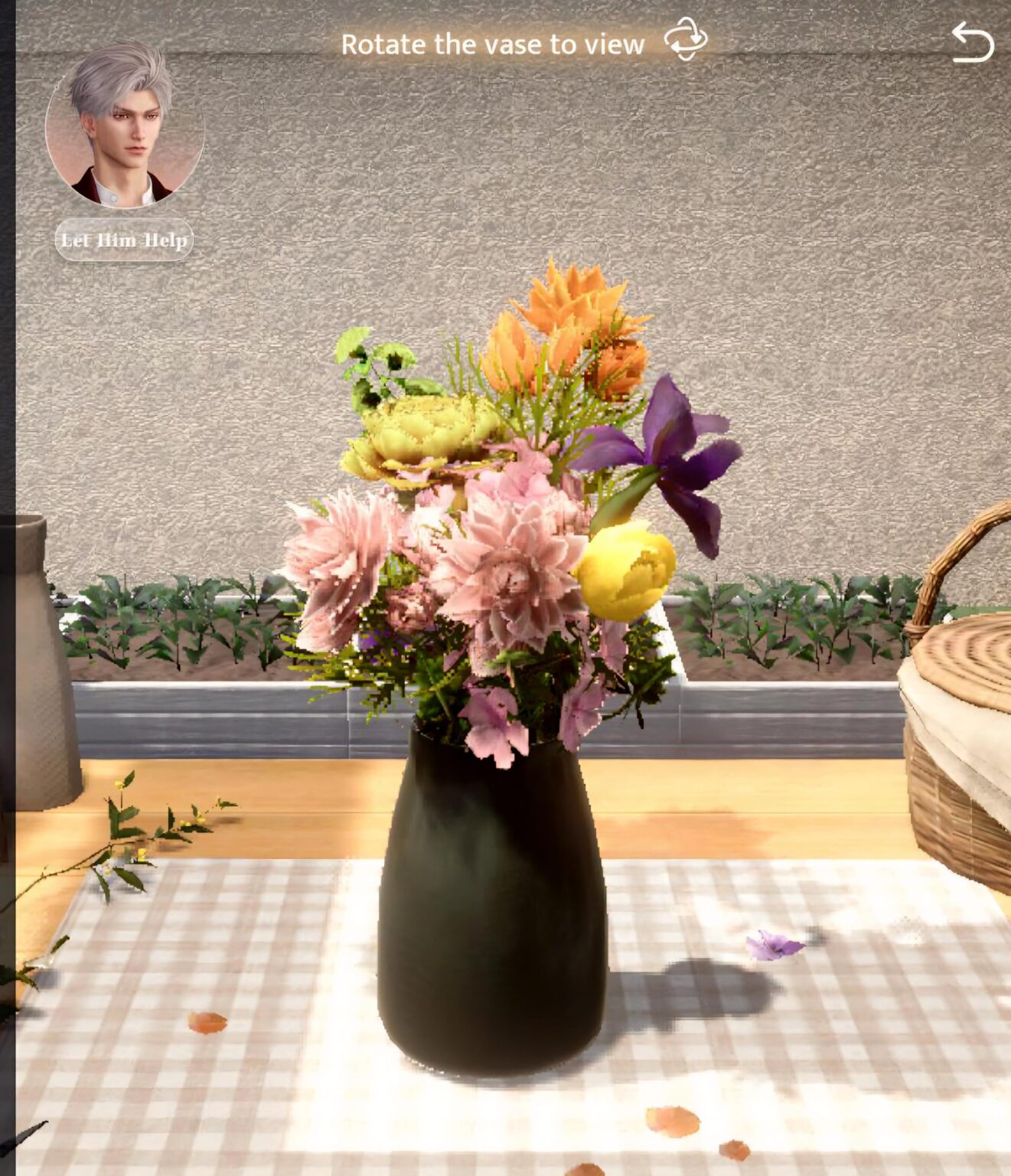 この男は密かに花屋です