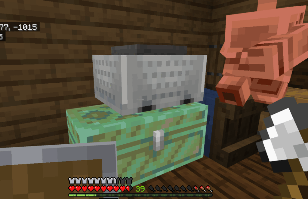 では、ホッパートロッコは銅のチェストを積み込まないのでしょうか？