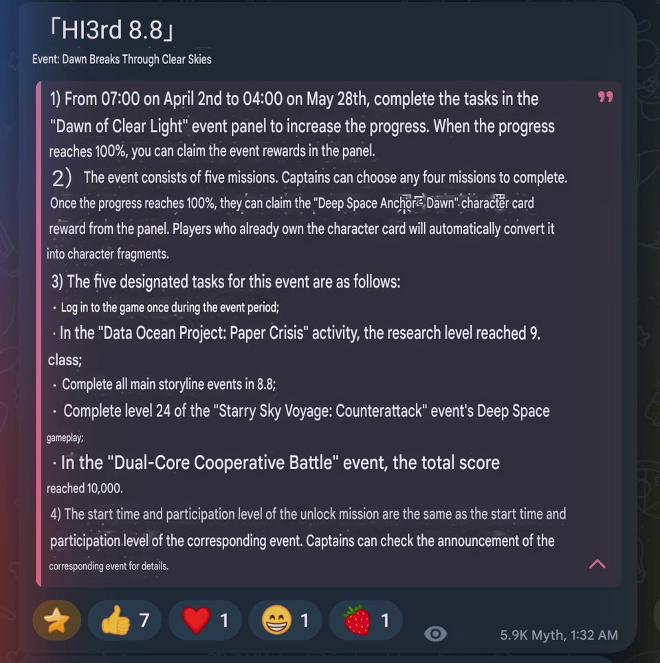 [8.8 Beta v2] エリシアやルナなどの無料Sランクミッションイベントも???次は本当に彼女がDLCを手に入れることができるのか!?