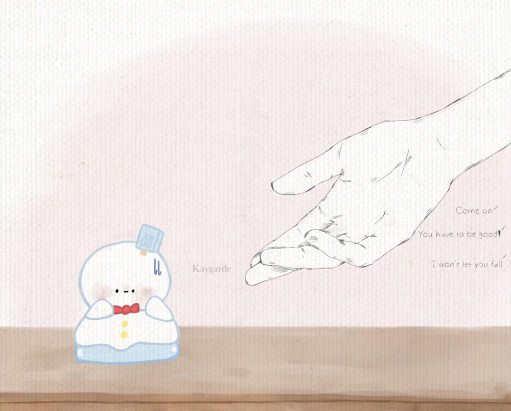 手が暖かすぎます!