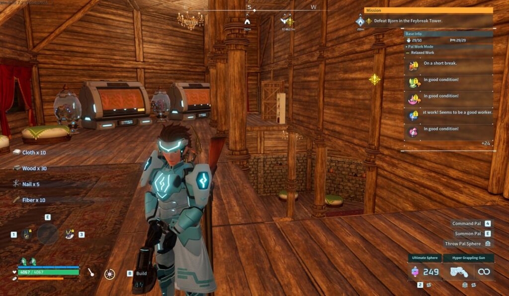 仲間が2階へ行く道が見つからない