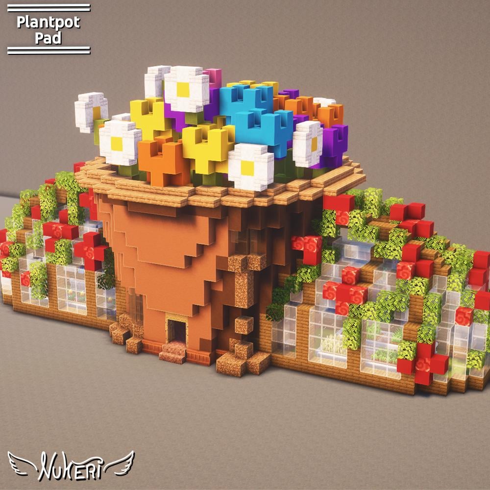 春の始まりに向けて、プラントポットハウスを建てましょう！ :D