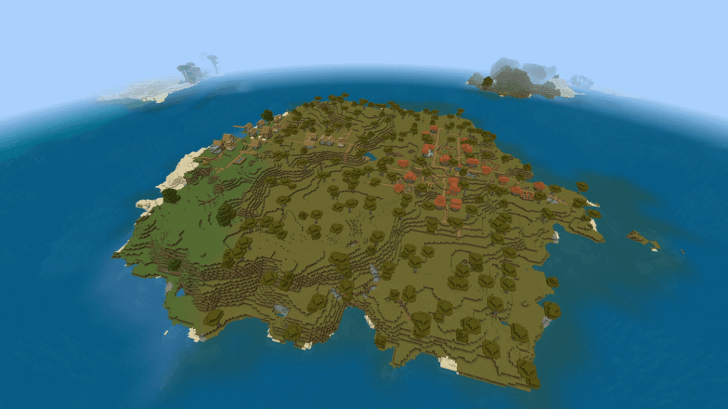 岩盤とジャワの両方に作用するダブルビレッジアイランドシード