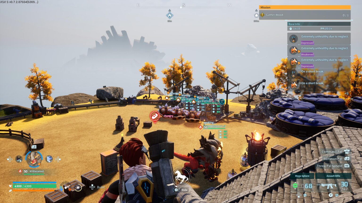 久しぶりにpalworldにログインしました。もう何が起こっているのか分かりません。