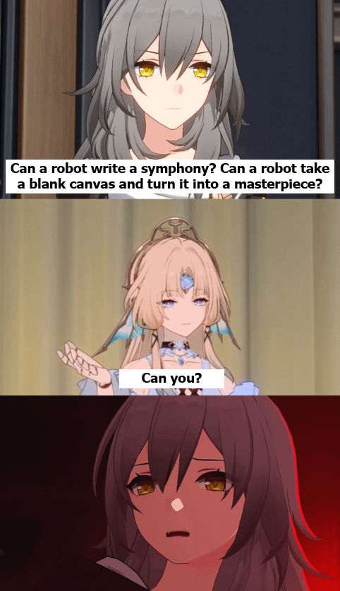 パールが他人のアートをコピーしただけだと非難するとき