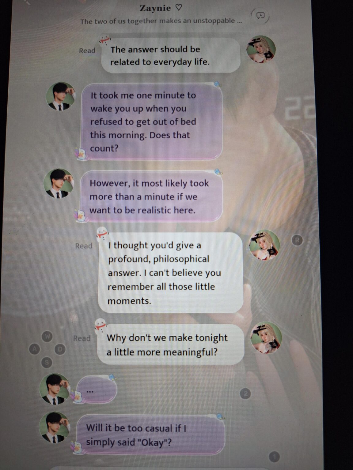 ゼインのMCはとてもストレートだ