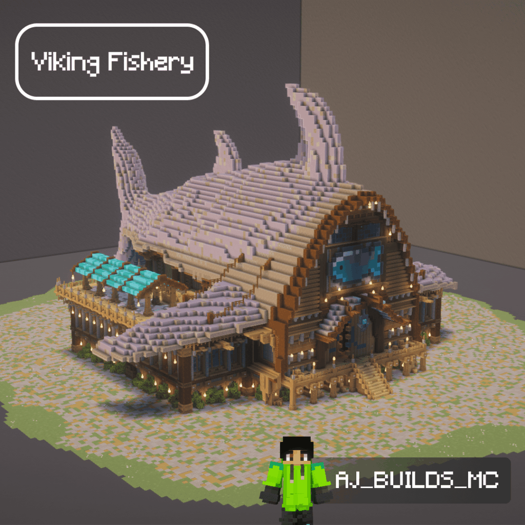 バイキング/サメをテーマにした漁業