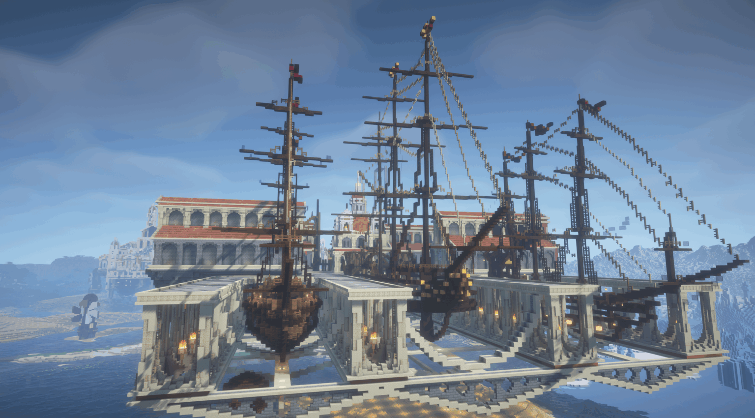 プロジェクトワールドの飛行船港