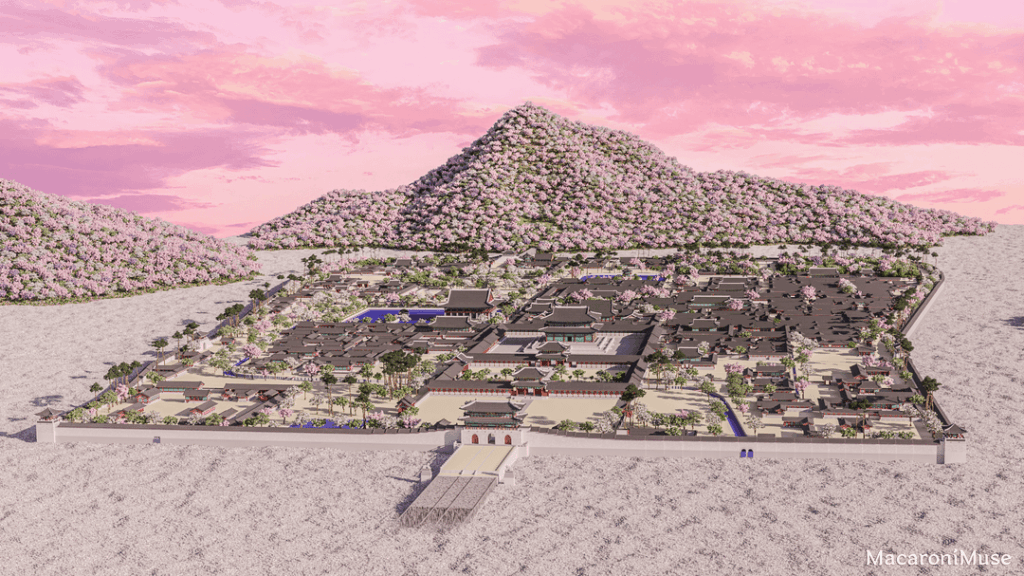 600 年の歴史の中で、元の構造の 90% が失われた景福宮を Minecraft で再現しました。