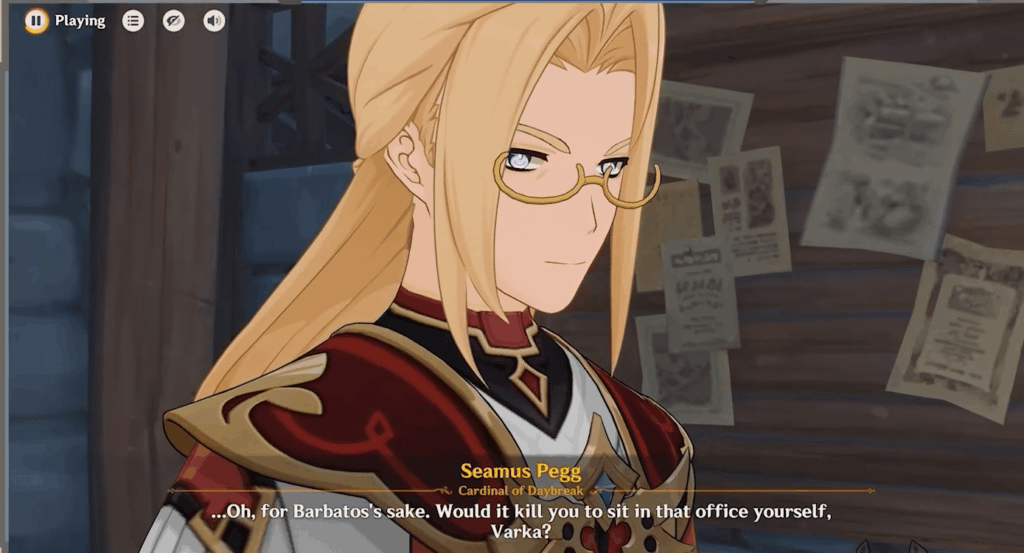 シェイマス・ペッグの顔