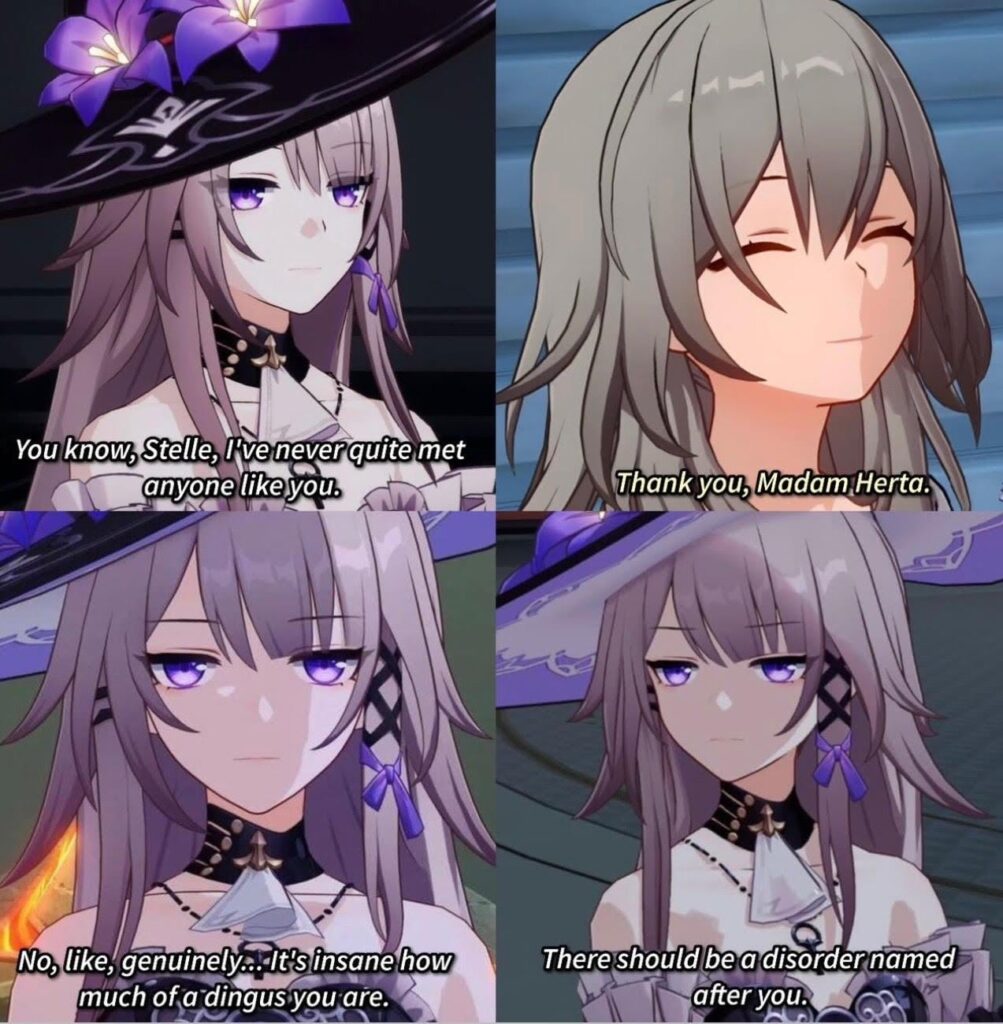 「ステッレがマダム・ヘルタに感謝を言い、すぐに後悔したとき」