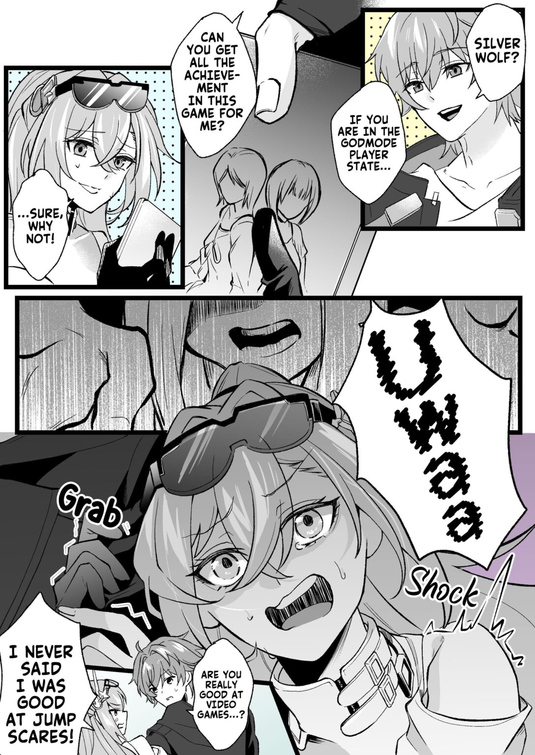 シルバーウルフがホラーゲームをプレイします (@miyura__10)