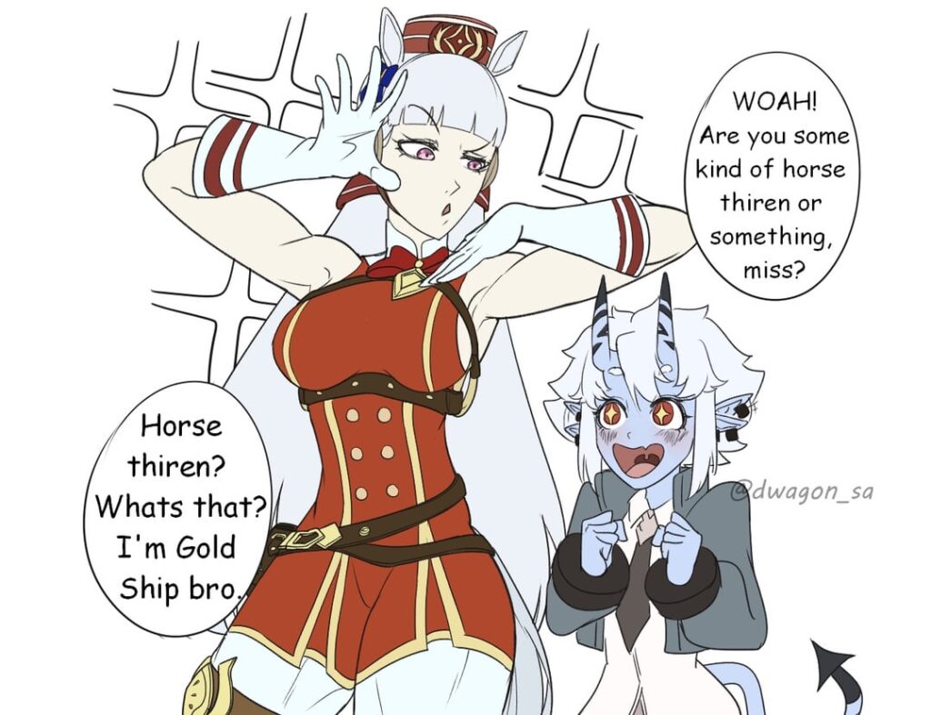 ZZZ X ウマ娘 (by @dwagon_sa)