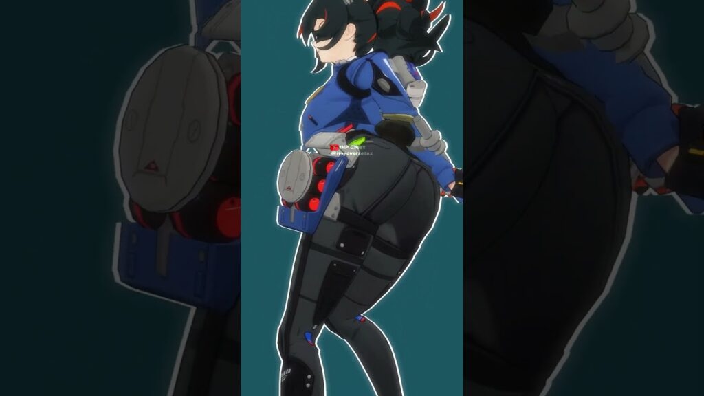 ZHU YUAN 🚓 - IT HURTS A LITTLE【ゼンレスゾーンゼロ:ZZZ MMD／4K／60FPS】 #zzz #shorts #zhuyuan