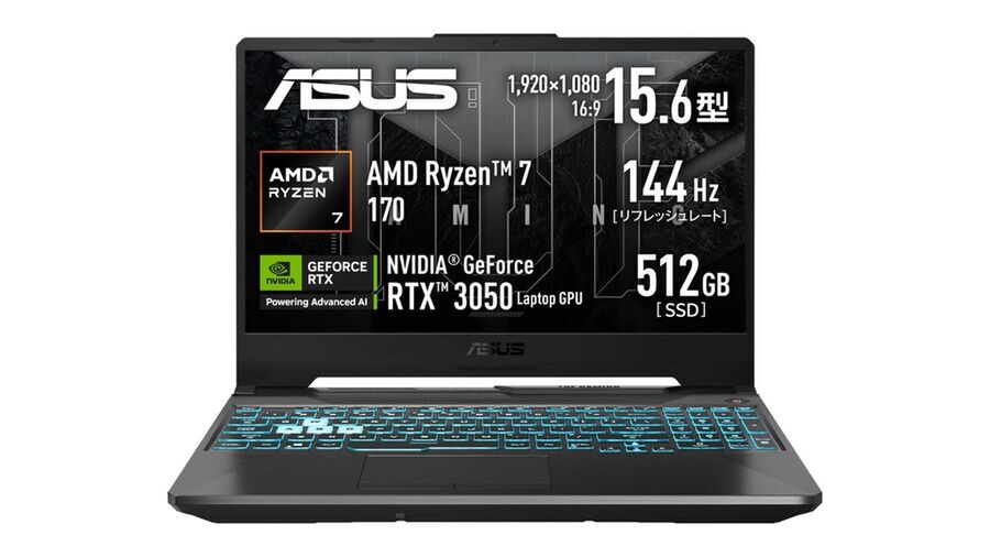 コスパ重視で軽めのゲームを遊びたい人に！ RTX 3050搭載のASUS製ゲーミングノートPCが14万円切り【新生活 Final 先行セール中】