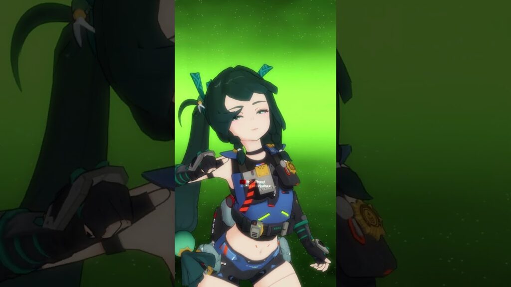 QINGYI 🤖 - IT HURTS A LITTLE【ゼンレスゾーンゼロ:ZZZ MMD／4K／60FPS】 #zzz #shorts #qingyi