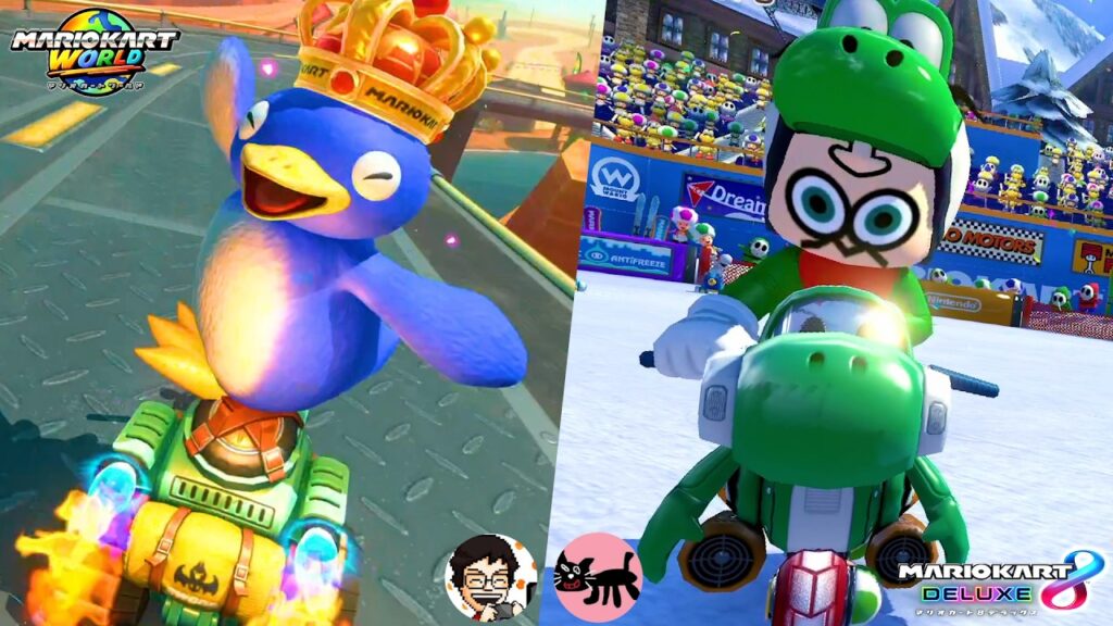 【2人実況】史上最悪大絶叫の『 1位を10回取るまで終われないマリオカートワールド ＆ マリオカート 8DX』