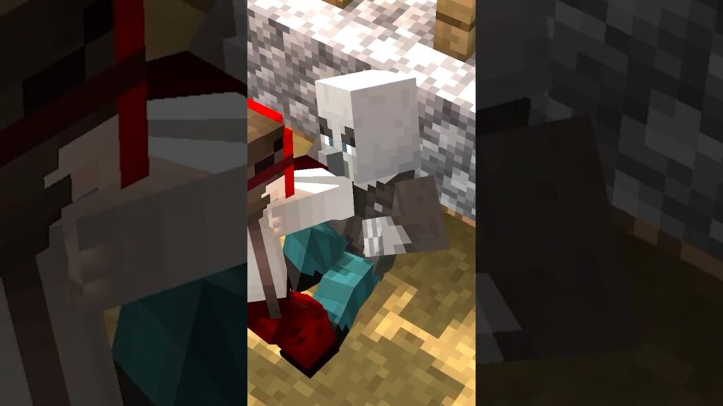 仲間を助けようとしたら #マイクラ #マインクラフト #minecraft #shorts