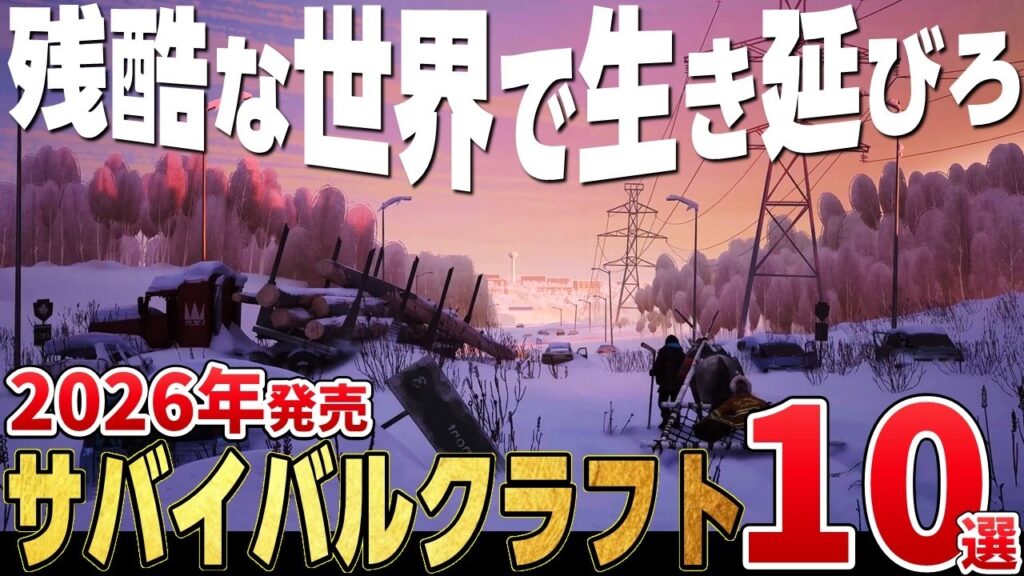 生き延びろ。2026年に発売する注目のサバイバルクラフトゲーム10選