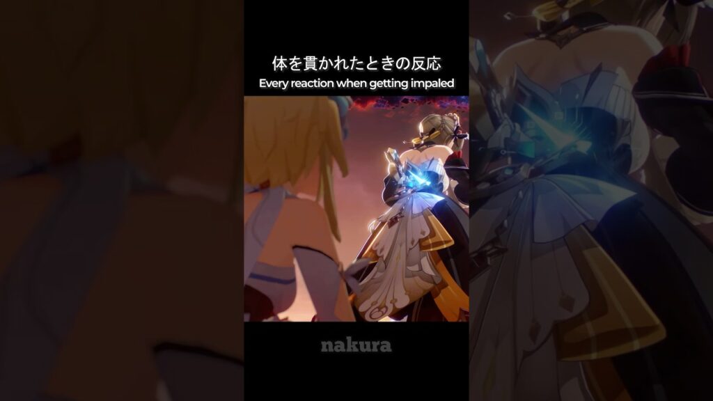Every Reaction When Getting Impaled (Genshin Impact)