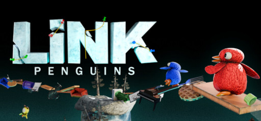 画像ギャラリー No.001のサムネイル画像 / 最大8人協力の橋づくりゲーム「LINK penguins」，Steamでリリース。さまざまなものを橋にして，ペンギンたちが宝島を目指す