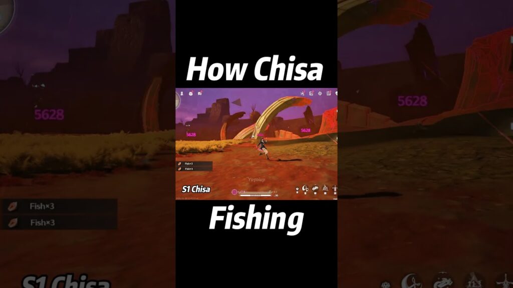 How Chisa Farm Fish . #鸣潮 #wuwa #wutheringwaves